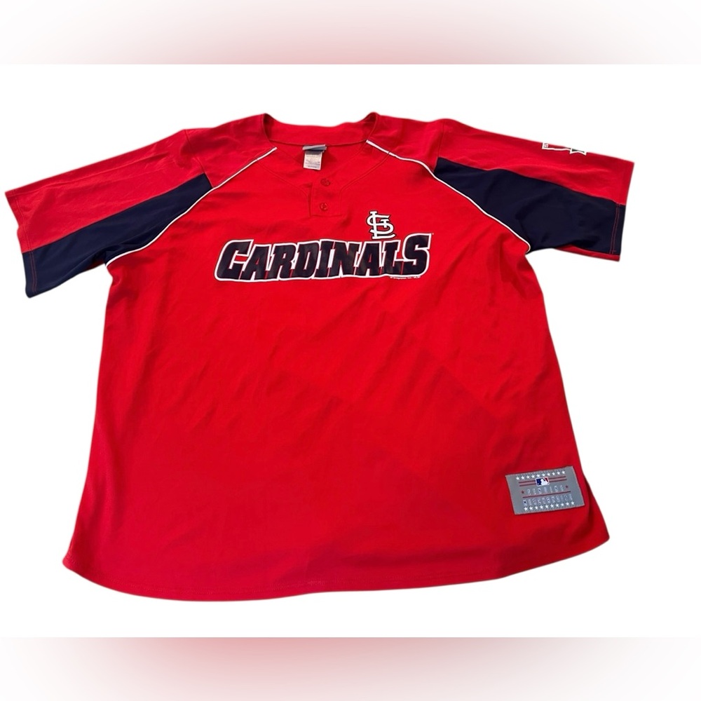 Genuine Merchandise Men St Louis Cardinals Yadier Molina Jersey Sz 2XL